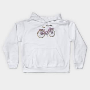 Vintage Bicycle Kids Hoodie